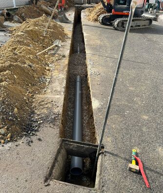 Changement de tuyaux bouché par les racines