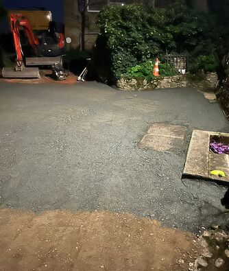 Terrassement de cour sur bagnols 69